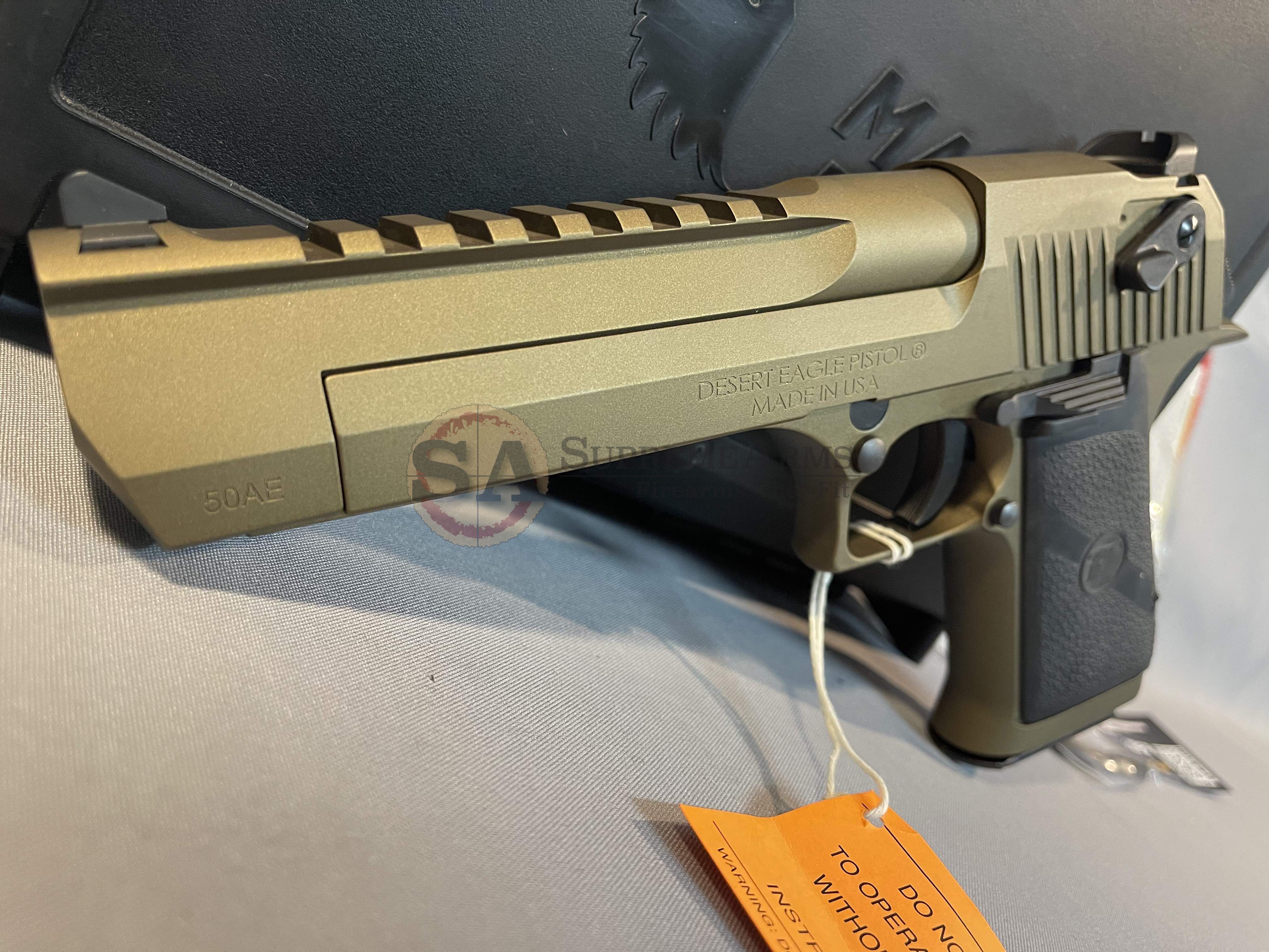 Magnum Research Desert Eagle MKXIX 50AE Burnt Bronze Semi Auto Pistols at